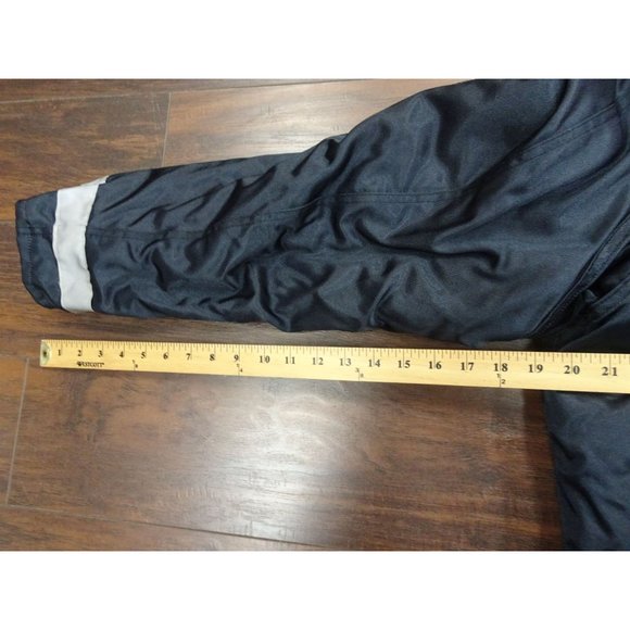 Antler Uniform Jacket Reflective Band Zipper Quilted Interior Size 46 - Picture 4 of 9